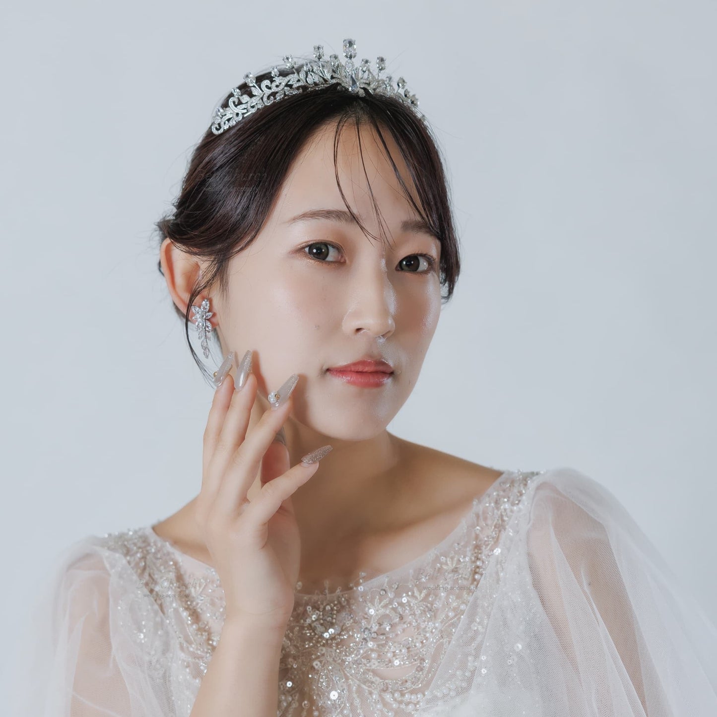 ウエディングピアス イヤリング｜ジルコニア｜シルバー(BC-E106)【結婚式　アクセサリー　ピアス　イヤリング】