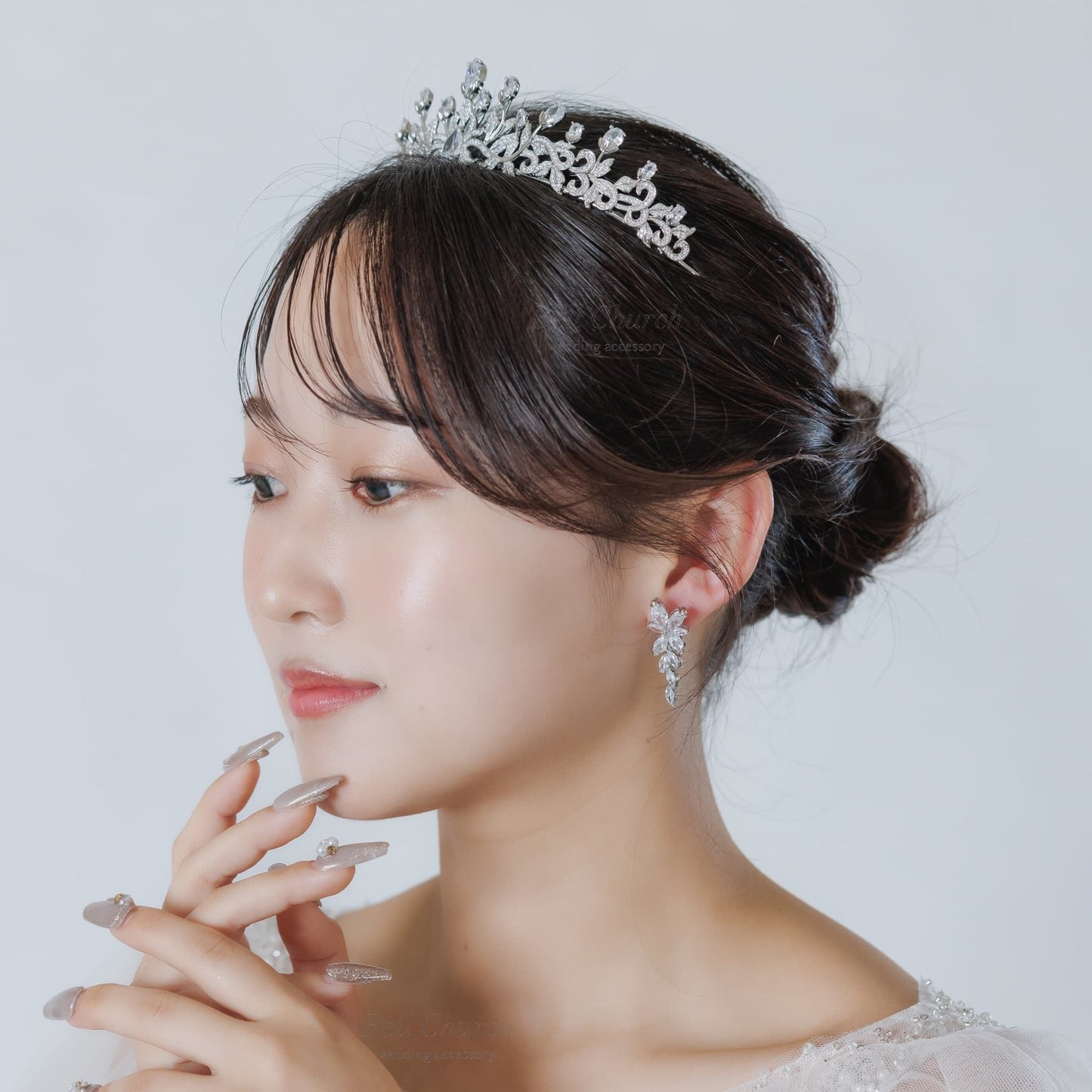 ウエディングピアス イヤリング｜ジルコニア｜シルバー(BC-E106)【結婚式　アクセサリー　ピアス　イヤリング】