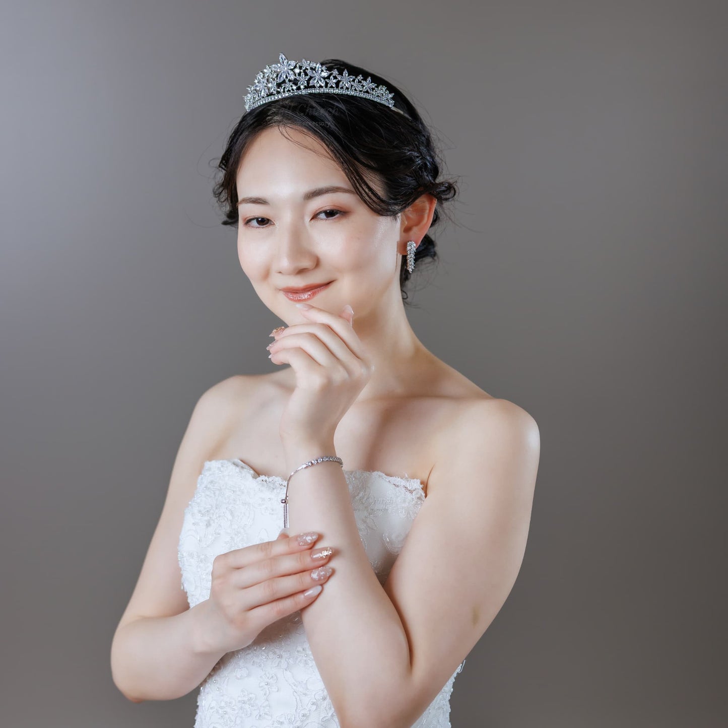ウェディングピアス　イヤリング |キュービックジルコニア (BC-E10)【結婚式　アクセサリー　ピアス　イヤリング】