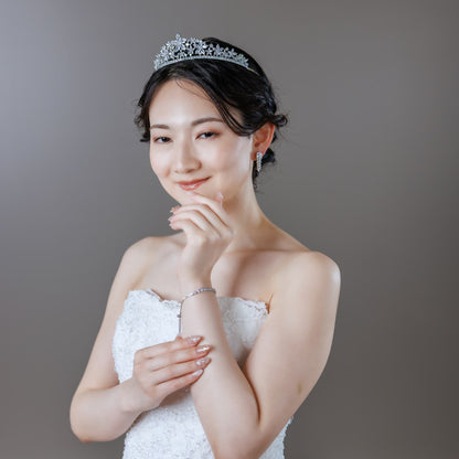 ウェディングピアス　イヤリング |キュービックジルコニア (BC-E10)【結婚式　アクセサリー　ピアス　イヤリング】