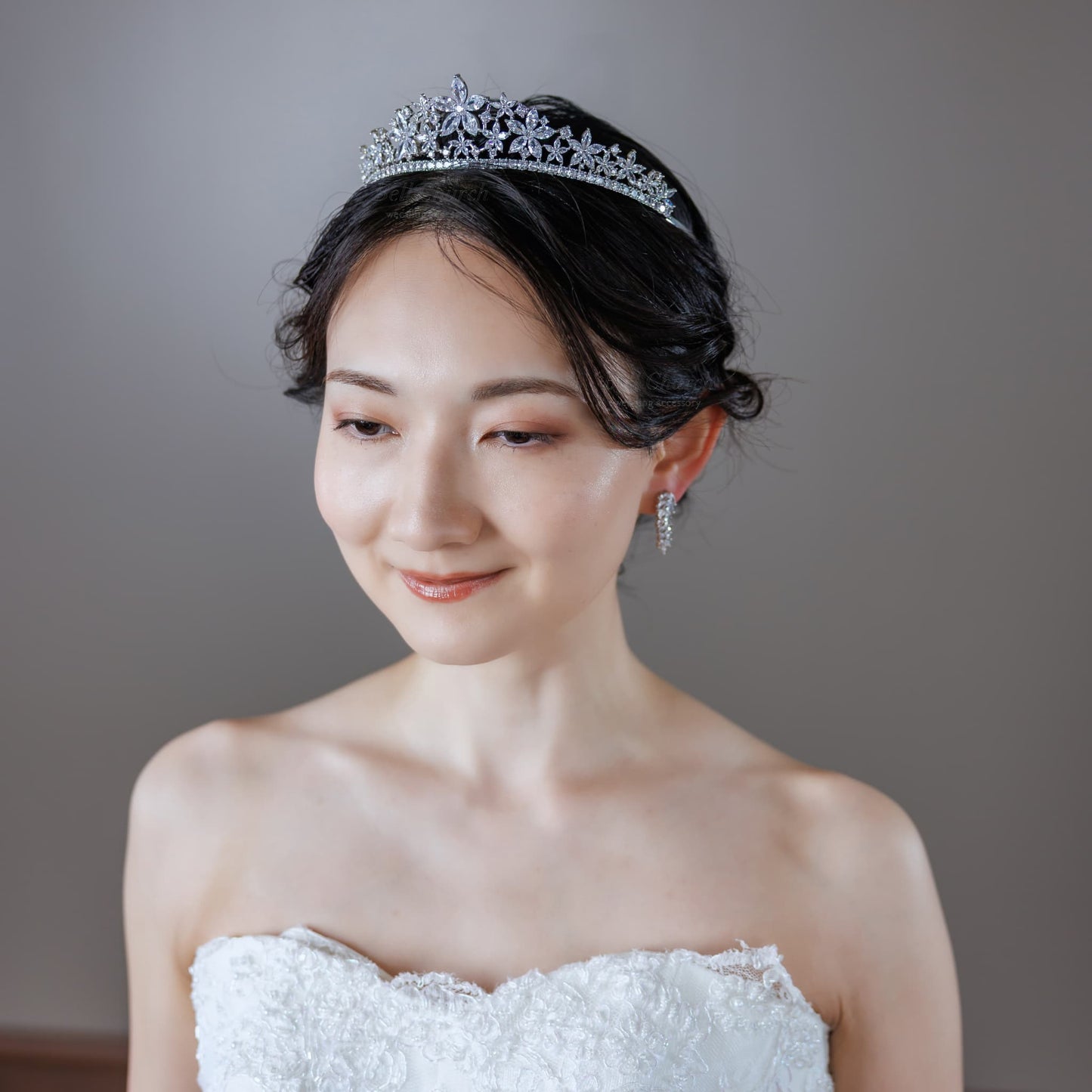 ウェディングピアス　イヤリング |キュービックジルコニア (BC-E10)【結婚式　アクセサリー　ピアス　イヤリング】