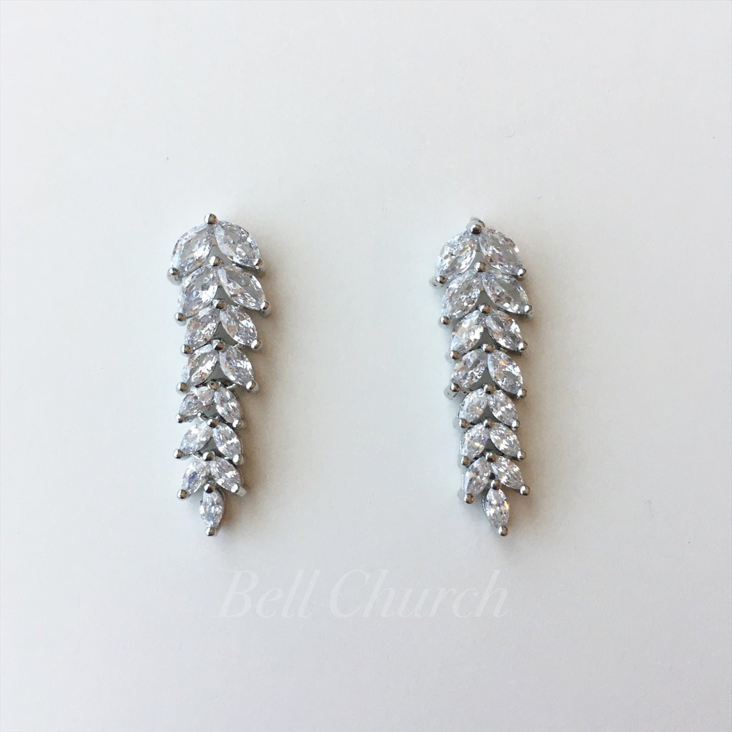 ウェディングピアス　イヤリング |キュービックジルコニア (BC-E10)【結婚式　アクセサリー　ピアス　イヤリング】