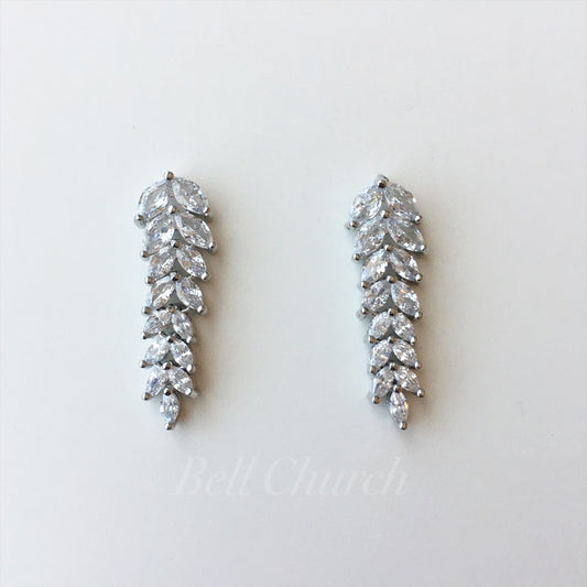 ウェディングピアス　イヤリング |キュービックジルコニア (BC-E10)【結婚式　アクセサリー　ピアス　イヤリング】