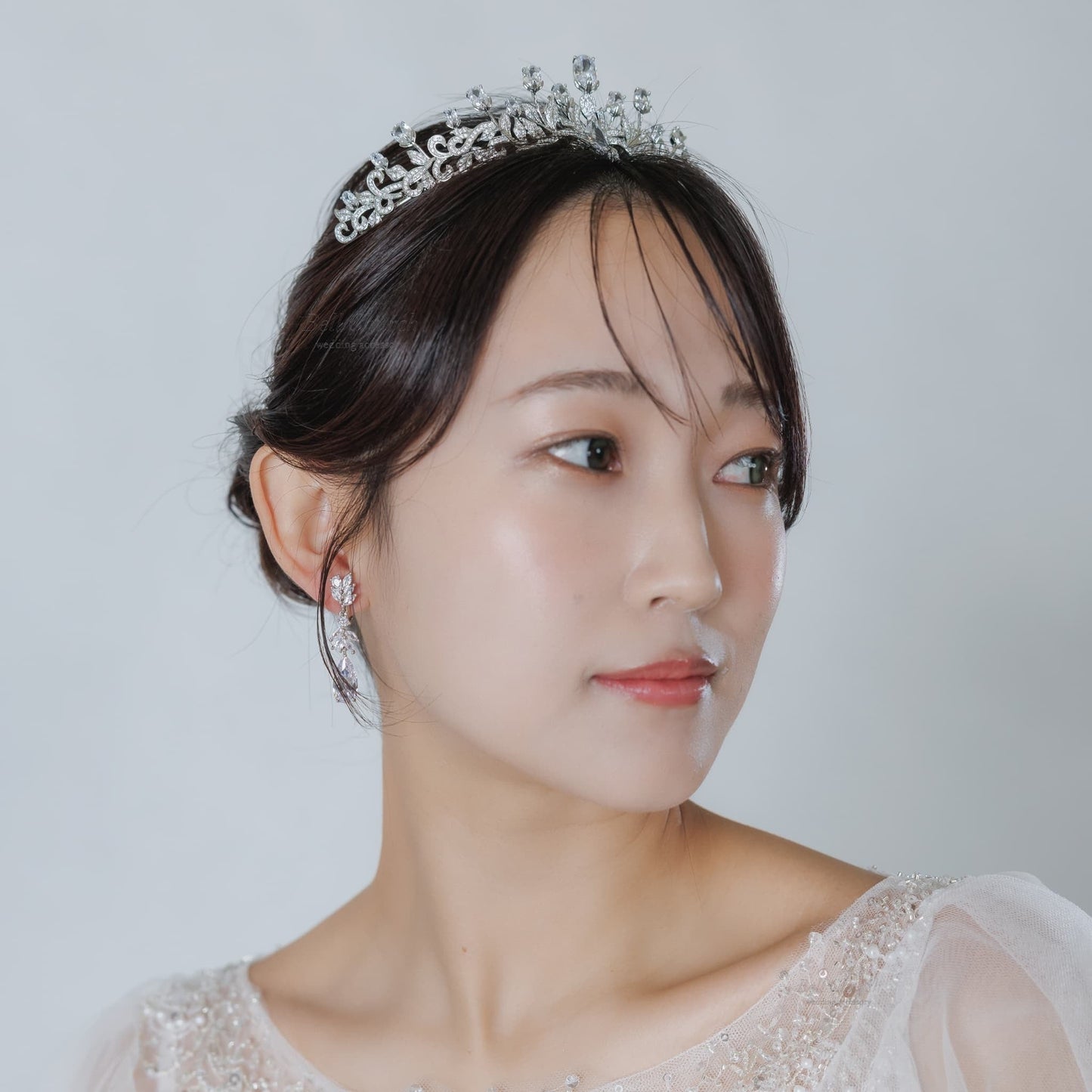 ウエディングピアス イヤリング｜ジルコニア｜シルバー(BC-E117)【結婚式　アクセサリー　ピアス　イヤリング】