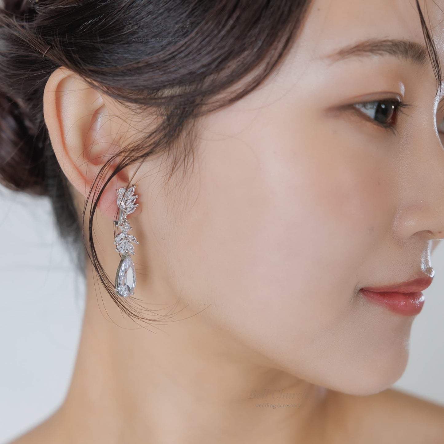 ウエディングピアス イヤリング｜ジルコニア｜シルバー(BC-E117)【結婚式　アクセサリー　ピアス　イヤリング】