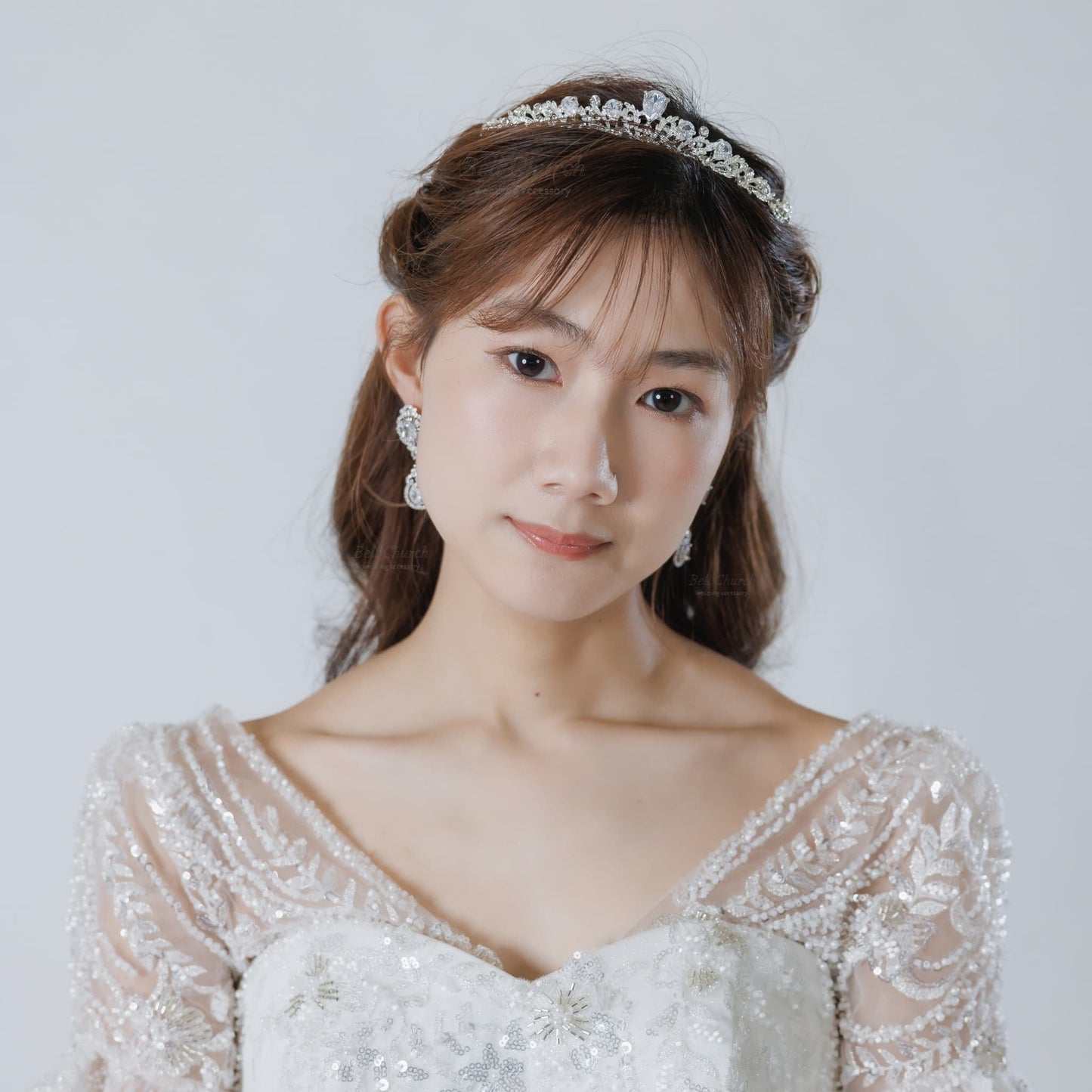 ウエディングピアス イヤリング｜ジルコニア｜シルバー(BC-E121)【結婚式　アクセサリー　ピアス　イヤリング】