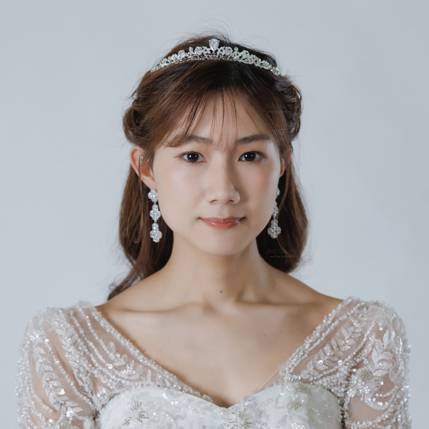 ブライダルピアス イヤリング｜ジルコニア｜シルバー(BC-E123)【結婚式　アクセサリー　ピアス　イヤリング】