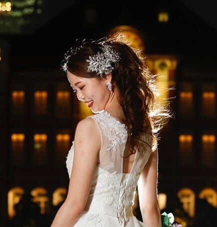 ウェディングピアス　イヤリング |キュービックジルコニア (BC-E12)【結婚式　アクセサリー　ピアス　イヤリング】