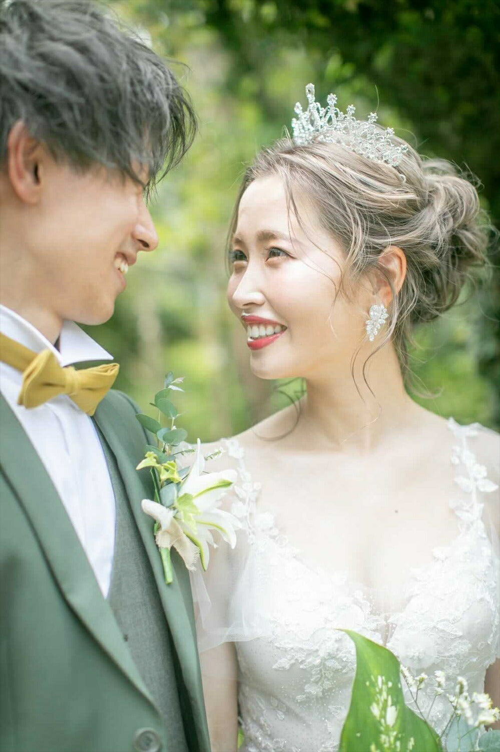 ウェディングピアス　イヤリング |キュービックジルコニア (BC-E12)【結婚式　アクセサリー　ピアス　イヤリング】