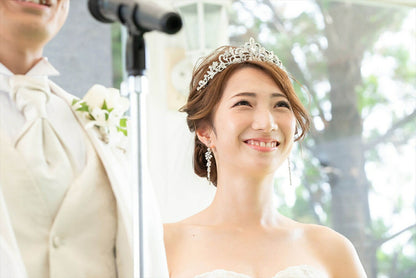 ウェディングピアス　イヤリング |キュービックジルコニア (BC-E13)【結婚式　アクセサリー　ピアス　イヤリング】
