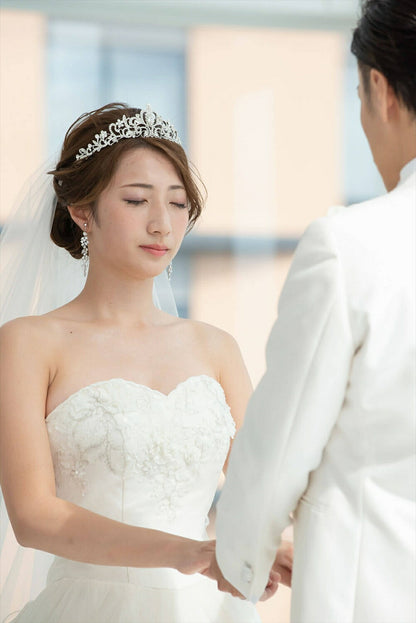 ウェディングピアス　イヤリング |キュービックジルコニア (BC-E13)【結婚式　アクセサリー　ピアス　イヤリング】