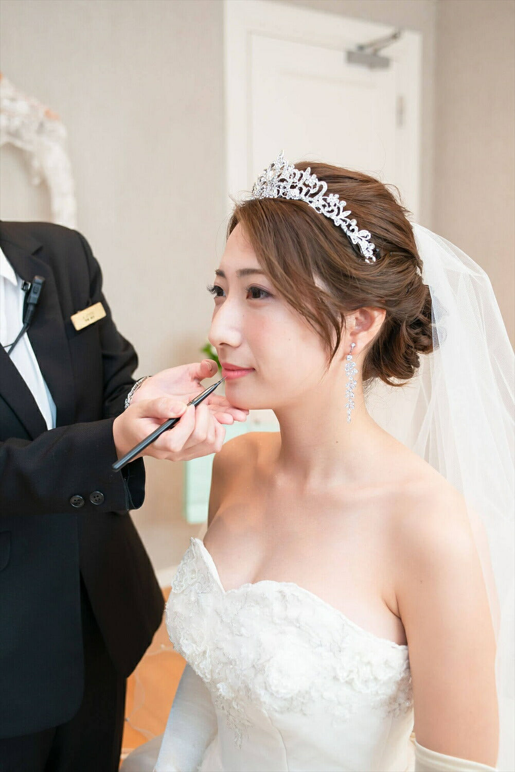 ウェディングピアス　イヤリング |キュービックジルコニア (BC-E13)【結婚式　アクセサリー　ピアス　イヤリング】