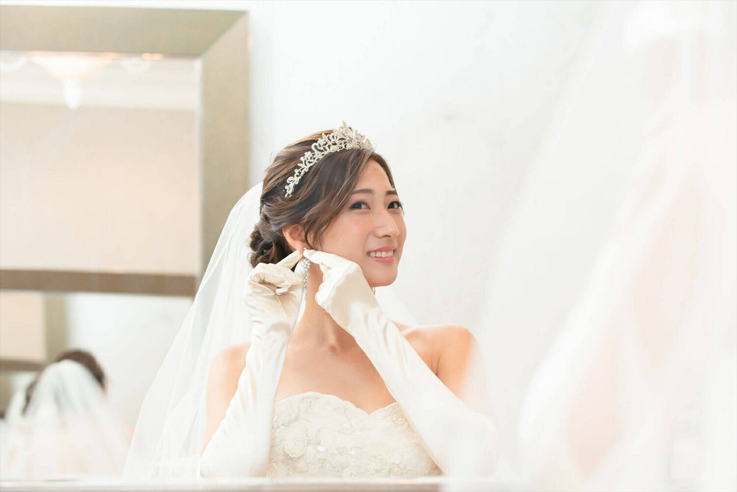 ウェディングピアス　イヤリング |キュービックジルコニア (BC-E13)【結婚式　アクセサリー　ピアス　イヤリング】