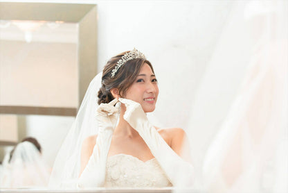 ウェディングピアス　イヤリング |キュービックジルコニア (BC-E13)【結婚式　アクセサリー　ピアス　イヤリング】