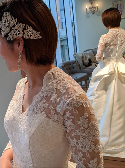 ウェディングピアス　イヤリング |キュービックジルコニア (BC-E13)【結婚式　アクセサリー　ピアス　イヤリング】