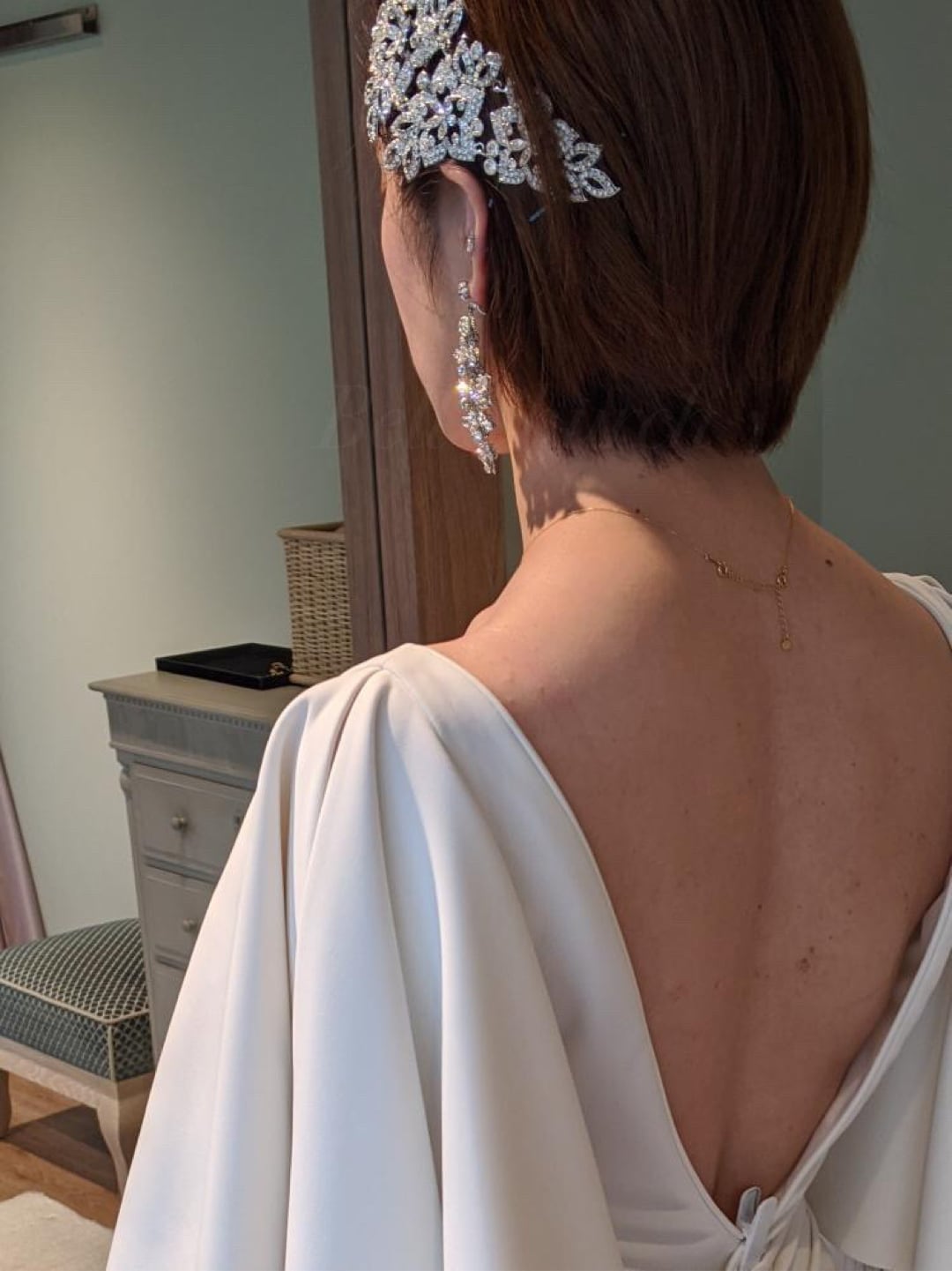 ウェディングピアス　イヤリング |キュービックジルコニア (BC-E13)【結婚式　アクセサリー　ピアス　イヤリング】