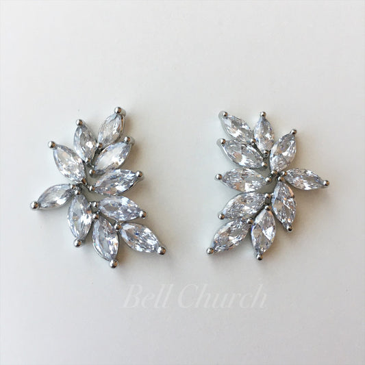 ウェディングピアス　イヤリング |キュービックジルコニア (BC-E14)【結婚式　アクセサリー　ピアス　イヤリング】