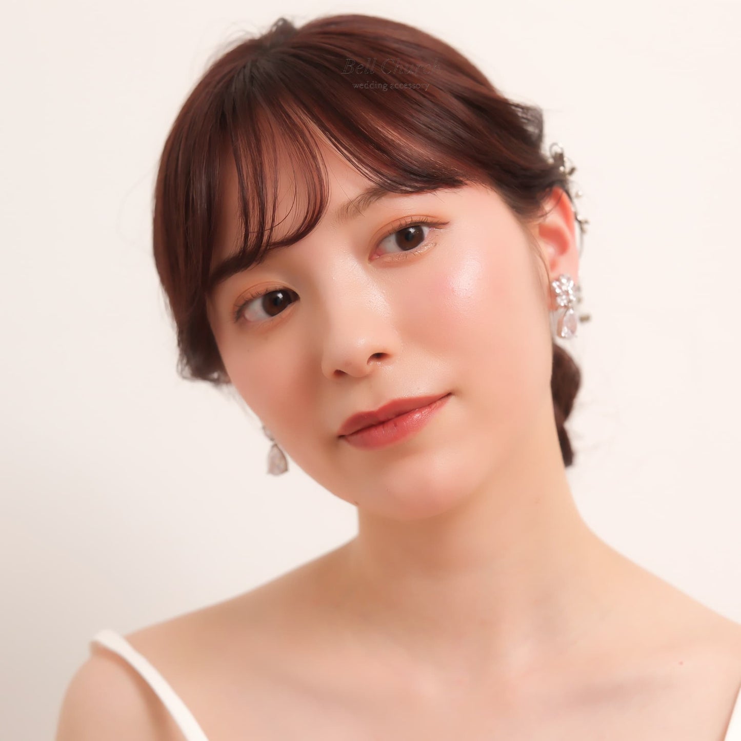 ウェディングピアス　イヤリング |クリスタル キュービックジルコニア (BC-E17)【結婚式　アクセサリー　ピアス　イヤリング】