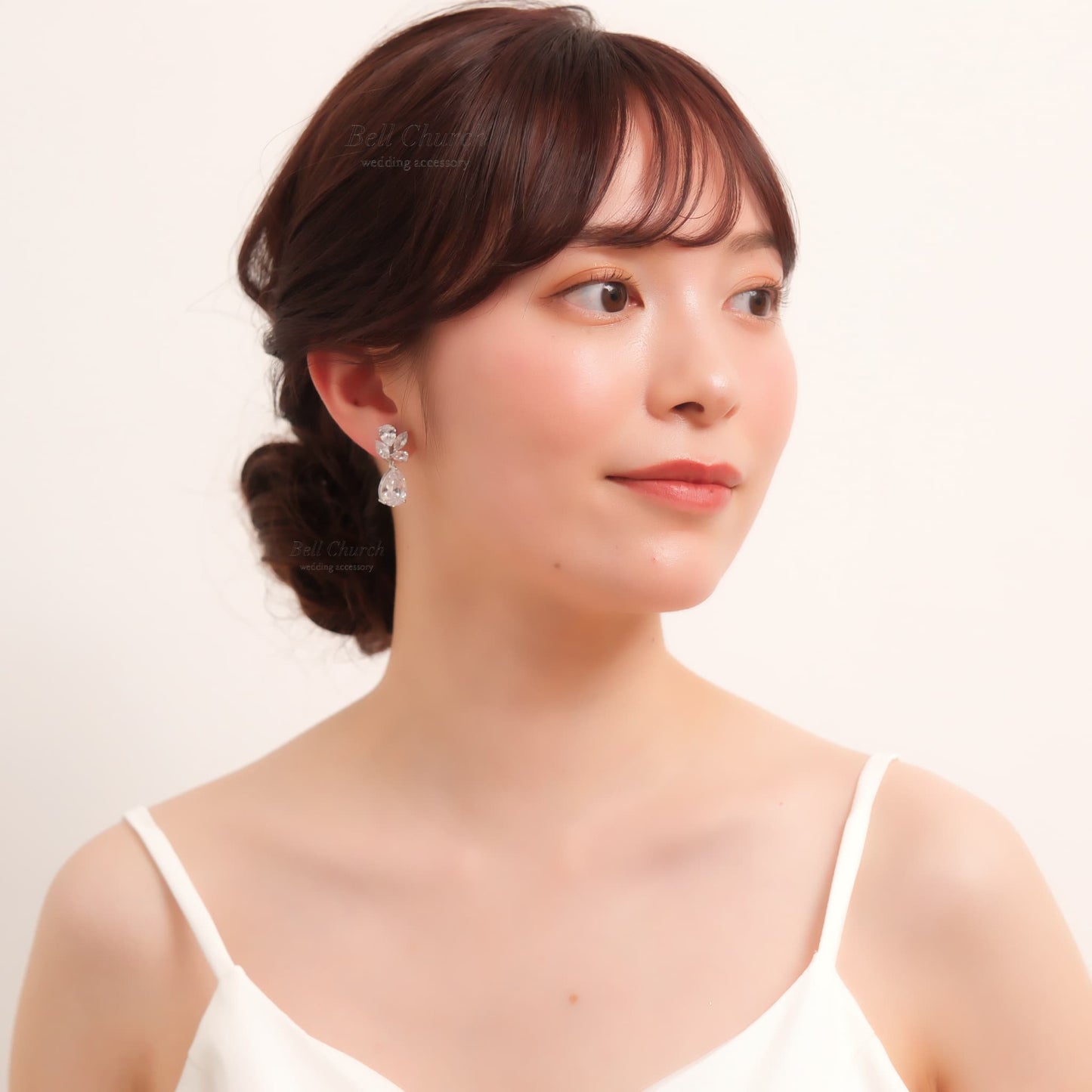 ウェディングピアス　イヤリング |クリスタル キュービックジルコニア (BC-E17)【結婚式　アクセサリー　ピアス　イヤリング】