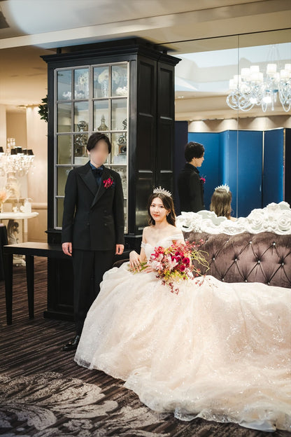 ウェディングピアス　イヤリング |キュービックジルコニア (BC-E18)【結婚式　アクセサリー　ピアス　イヤリング】