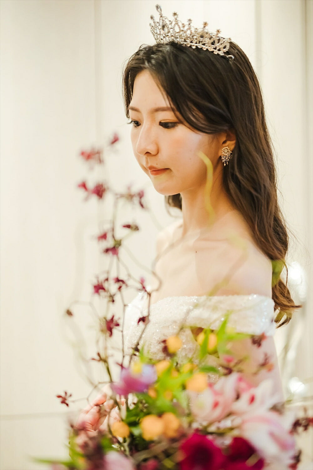 ウェディングピアス　イヤリング |キュービックジルコニア (BC-E18)【結婚式　アクセサリー　ピアス　イヤリング】