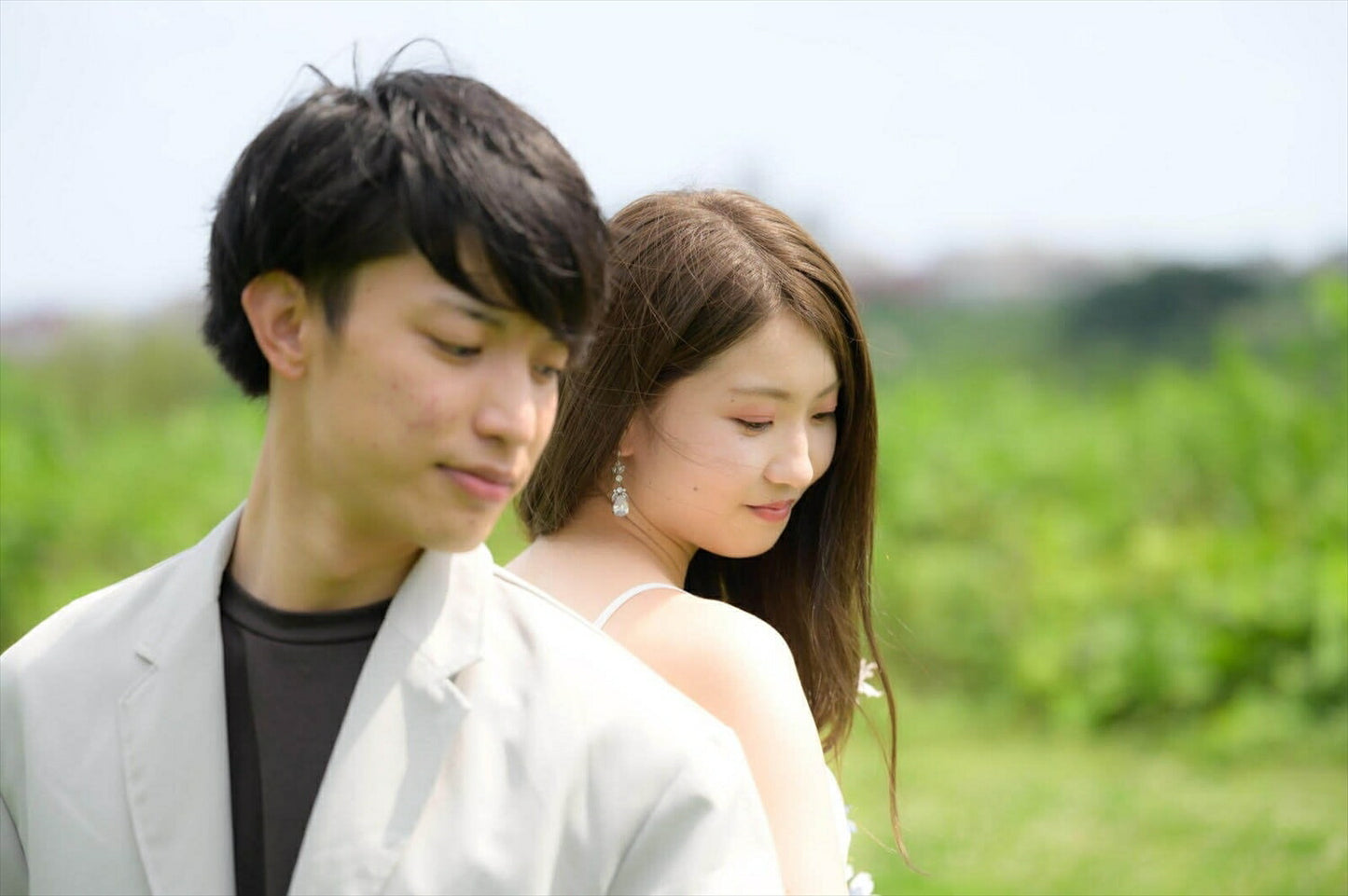 ウェディングピアス　イヤリング |クリスタル キュービックジルコニア (BC-E19)【結婚式　アクセサリー　ピアス　イヤリング】