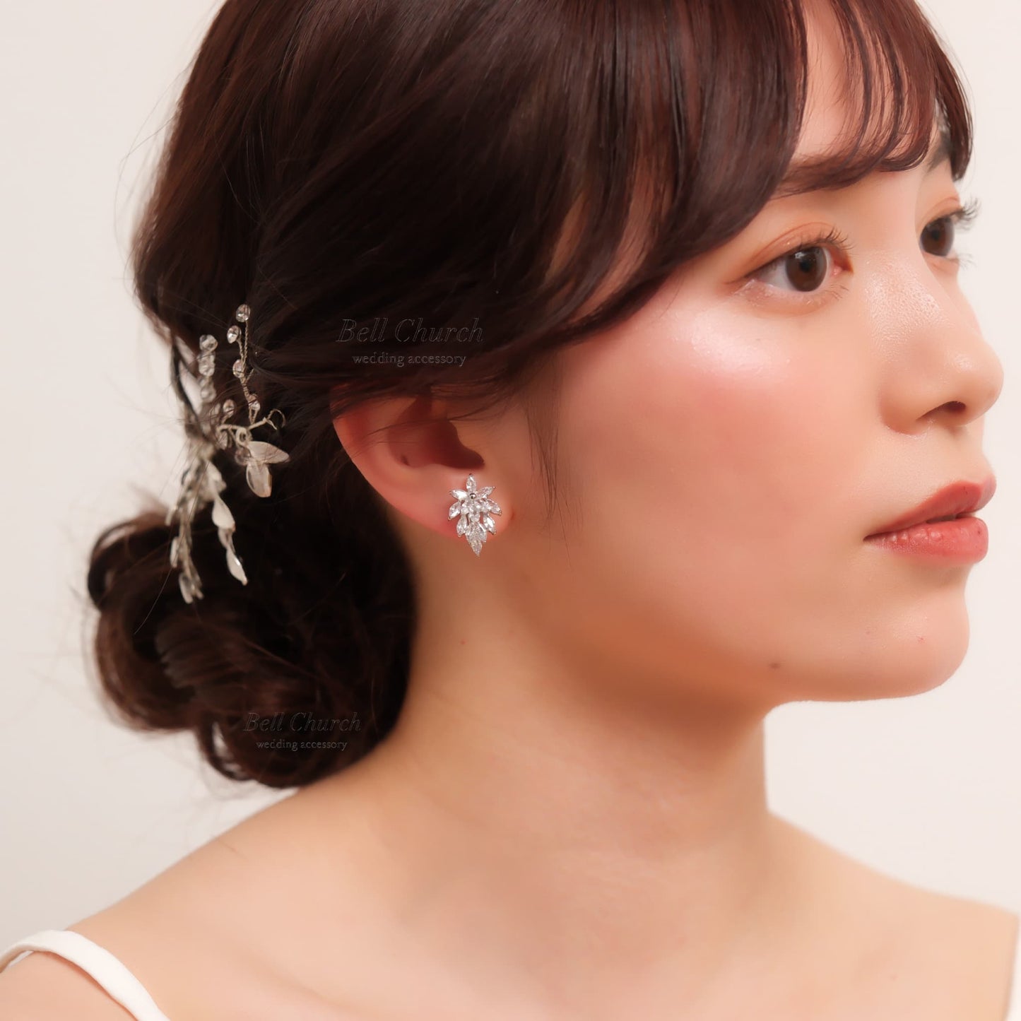 ウェディングピアス　イヤリング |キュービックジルコニア (BC-E20)【結婚式　アクセサリー　ピアス　イヤリング】
