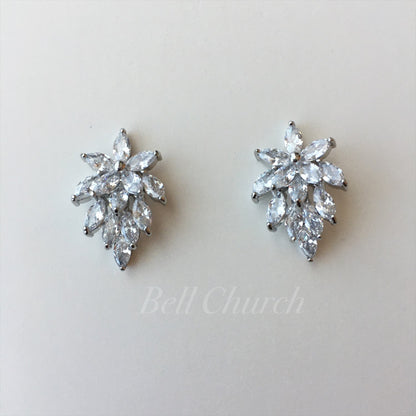 ウェディングピアス　イヤリング |キュービックジルコニア (BC-E20)【結婚式　アクセサリー　ピアス　イヤリング】