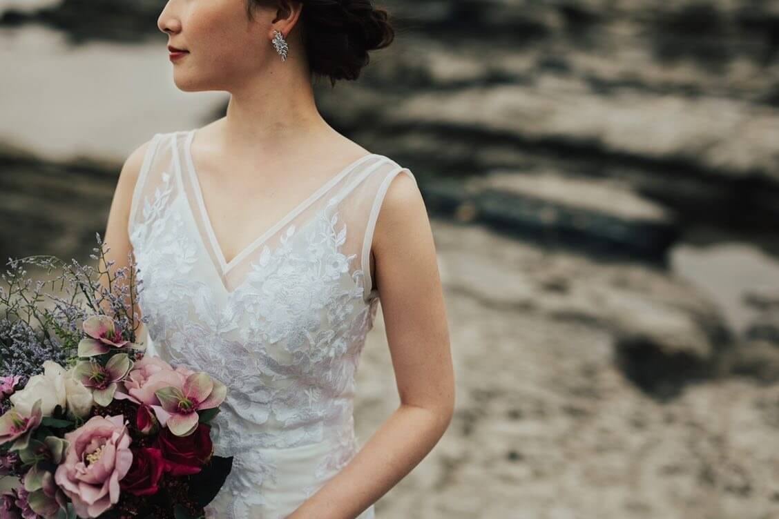 ウェディングピアス　イヤリング |キュービックジルコニア (BC-E21)【結婚式　アクセサリー　ピアス　イヤリング】