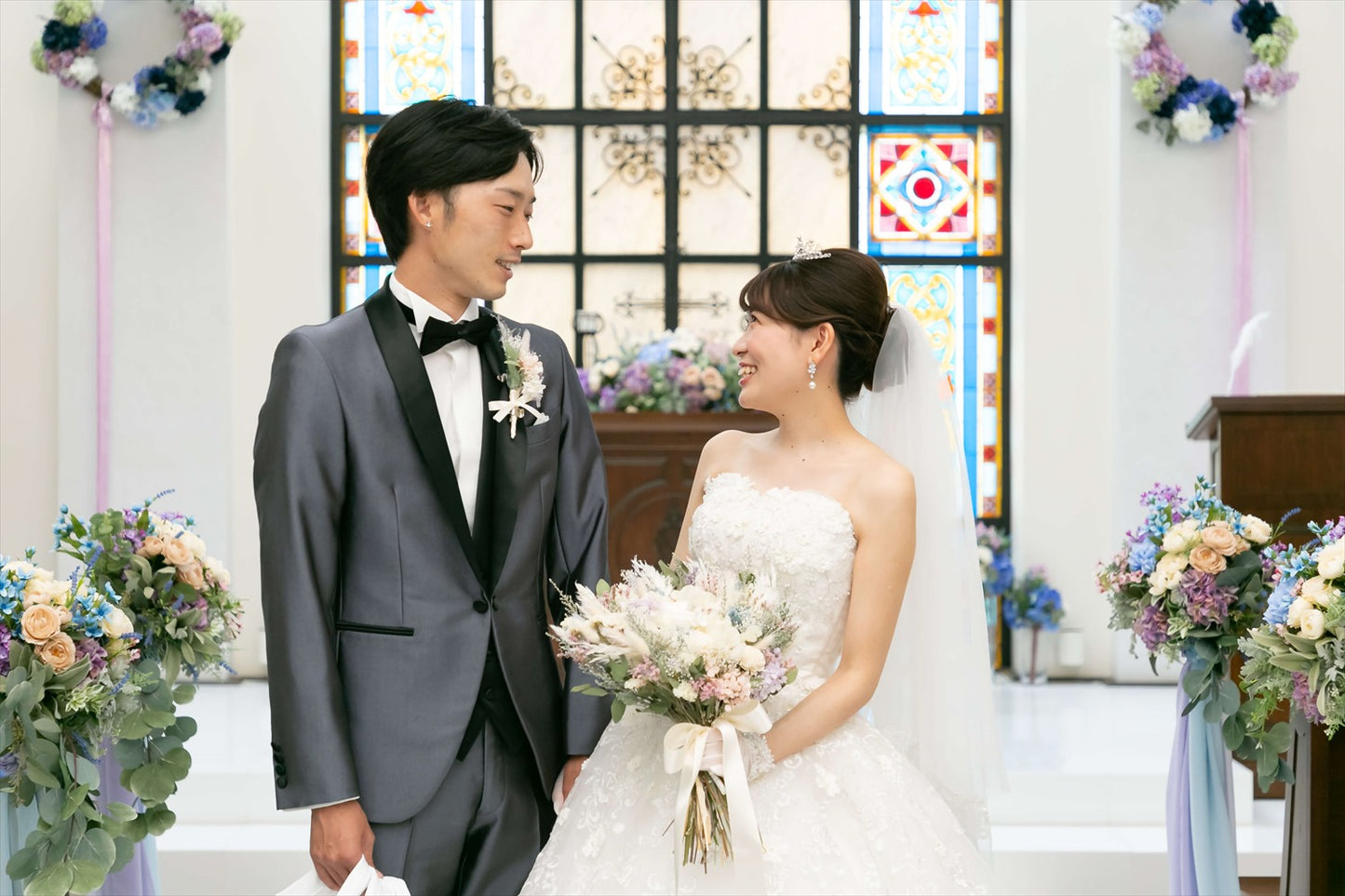 ウェディングピアス　イヤリング |パール キュービックジルコニア (BC-E22)【結婚式　アクセサリー　ピアス　イヤリング】