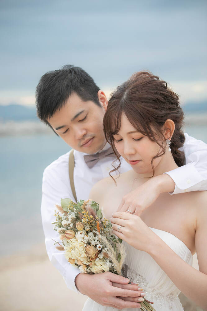 ウェディングピアス　イヤリング |パール キュービックジルコニア (BC-E22)【結婚式　アクセサリー　ピアス　イヤリング】