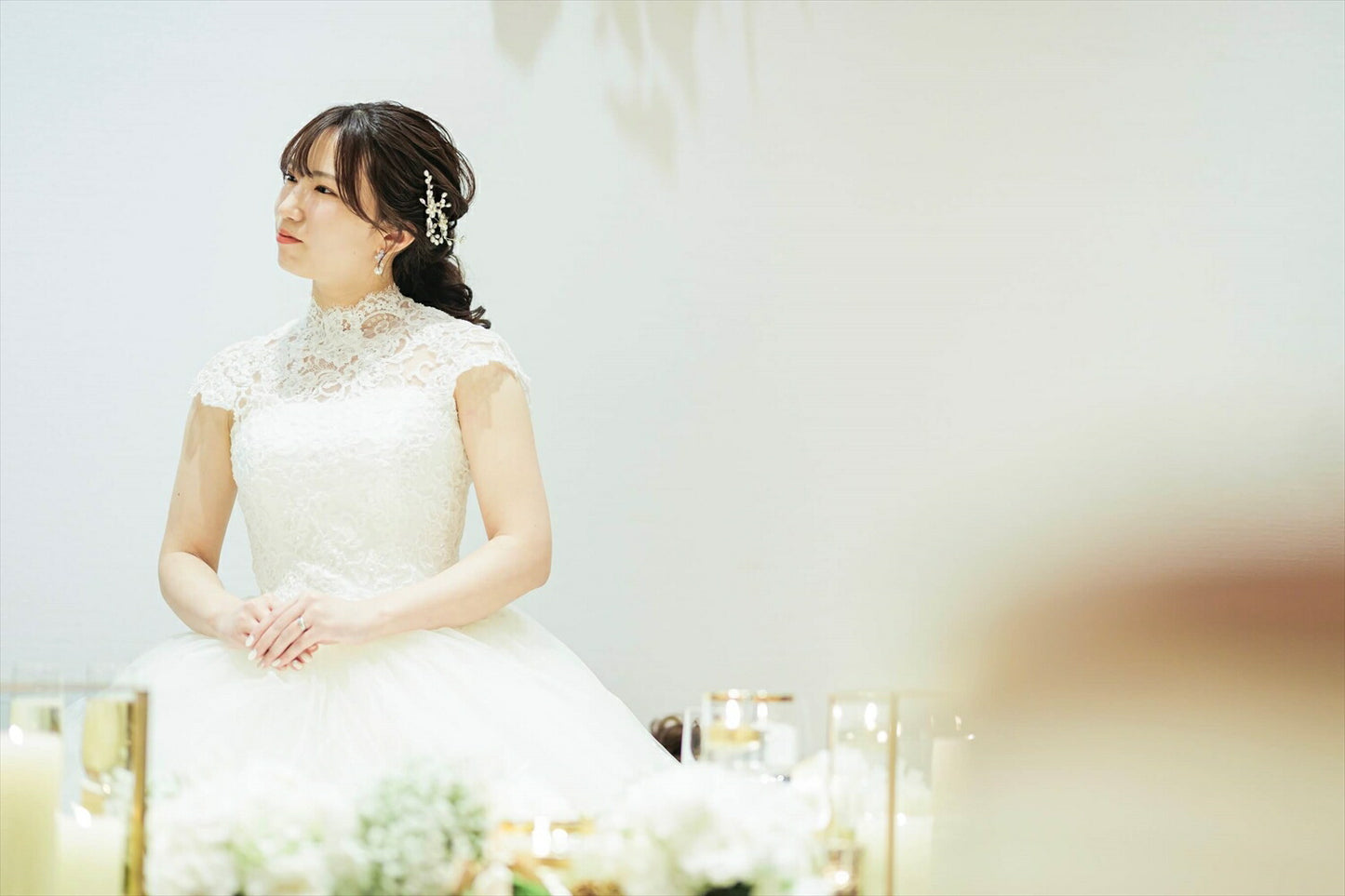 ウェディングピアス　イヤリング |パール キュービックジルコニア (BC-E24)【結婚式　アクセサリー　ピアス　イヤリング】