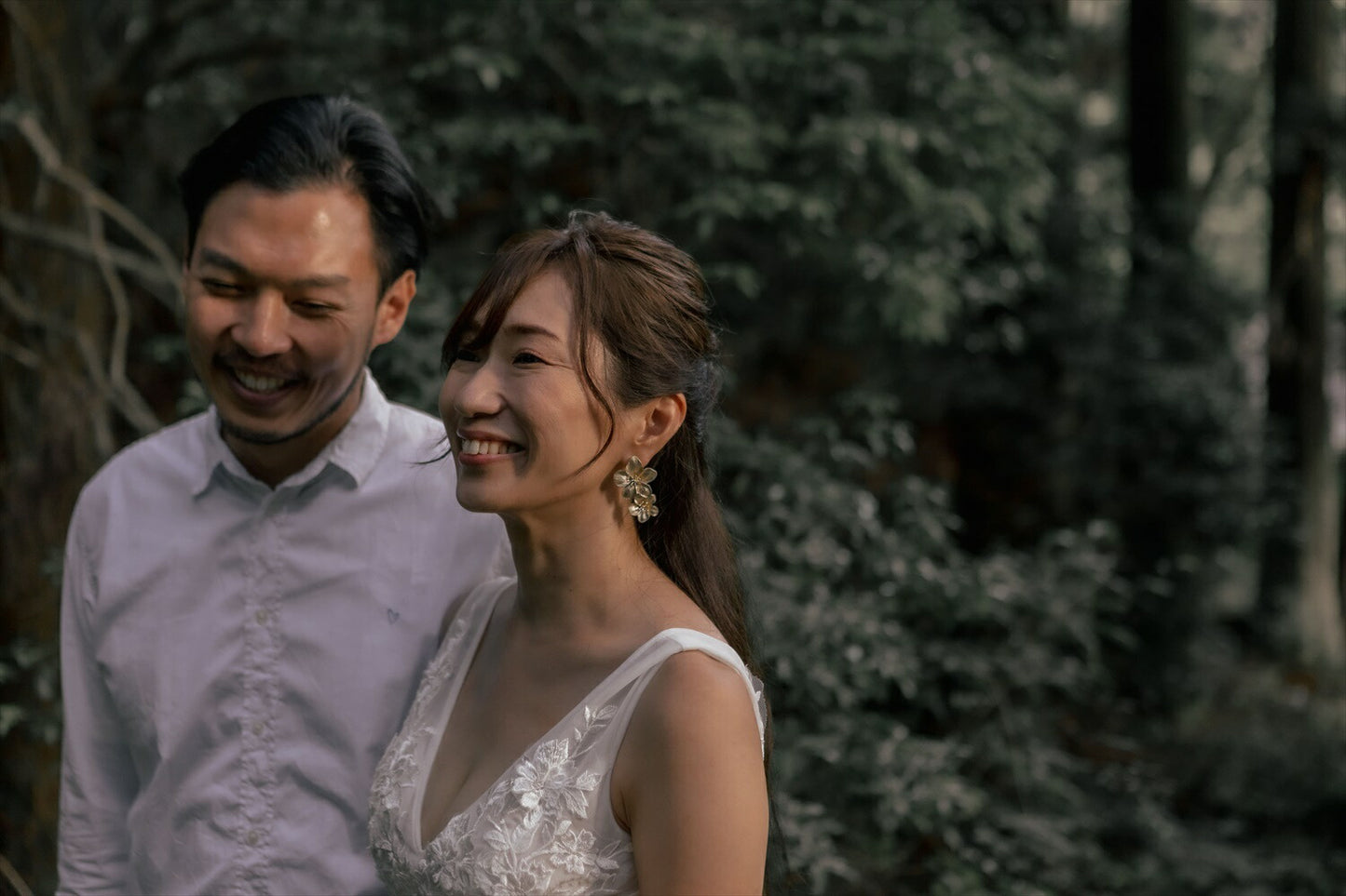 ウェディングピアス　イヤリング |お花モチーフ｜ゴールド (BC-E26)【結婚式　アクセサリー　ピアス　イヤリング】