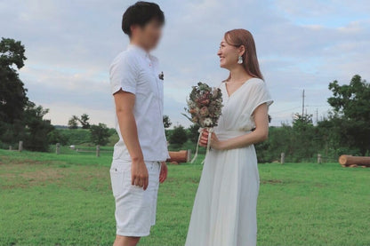 フリンジピアス　イヤリング |クリスタル ジルコニア｜シルバー ホワイト (BC-E28)｜ウェディングアクセサリー【結婚式　アクセサリー　ピアス　イヤリング】