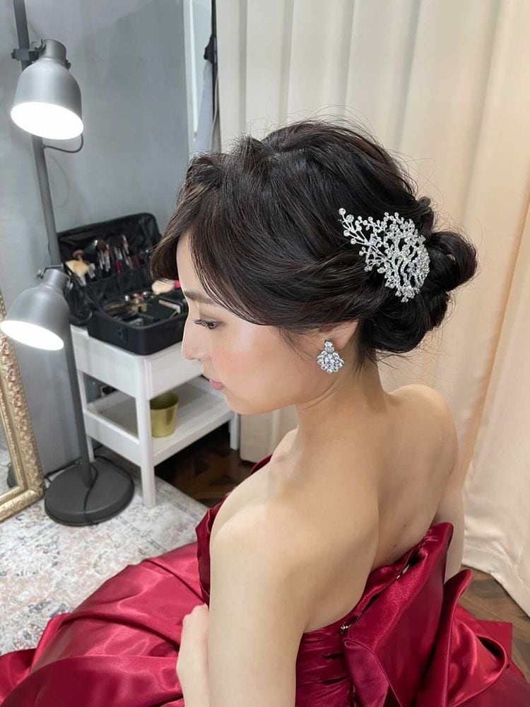 ウェディングピアス　イヤリング |キュービックジルコニア (BC-E2)【結婚式　アクセサリー　ピアス　イヤリング】