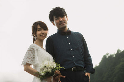 ウェディングピアス　イヤリング |お花モチーフ｜パール ｜ホワイト×ゴールド (BC-E48)【結婚式　アクセサリー　ピアス　イヤリング】