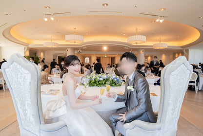 5連パールピアス　イヤリング |バロックパール (BC-E51)【結婚式　アクセサリー　ピアス　イヤリング】