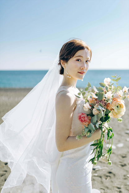 ブライダルピアス　イヤリング |パール (BC-E52)【結婚式　アクセサリー　ピアス　イヤリング】