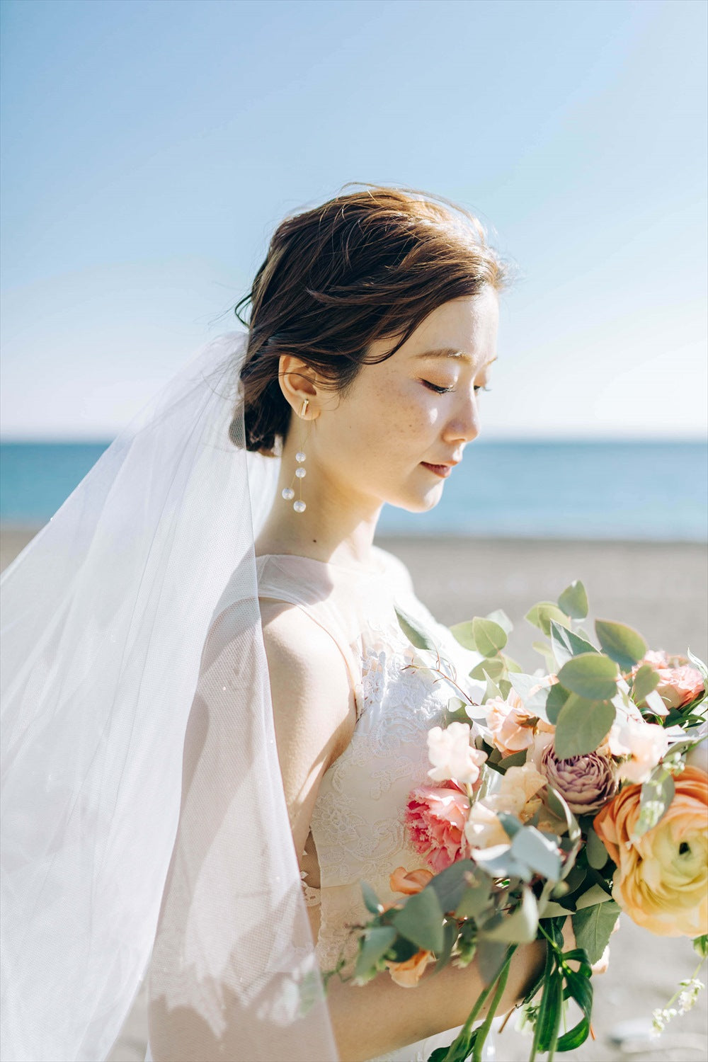 ブライダルピアス　イヤリング |パール (BC-E52)【結婚式　アクセサリー　ピアス　イヤリング】