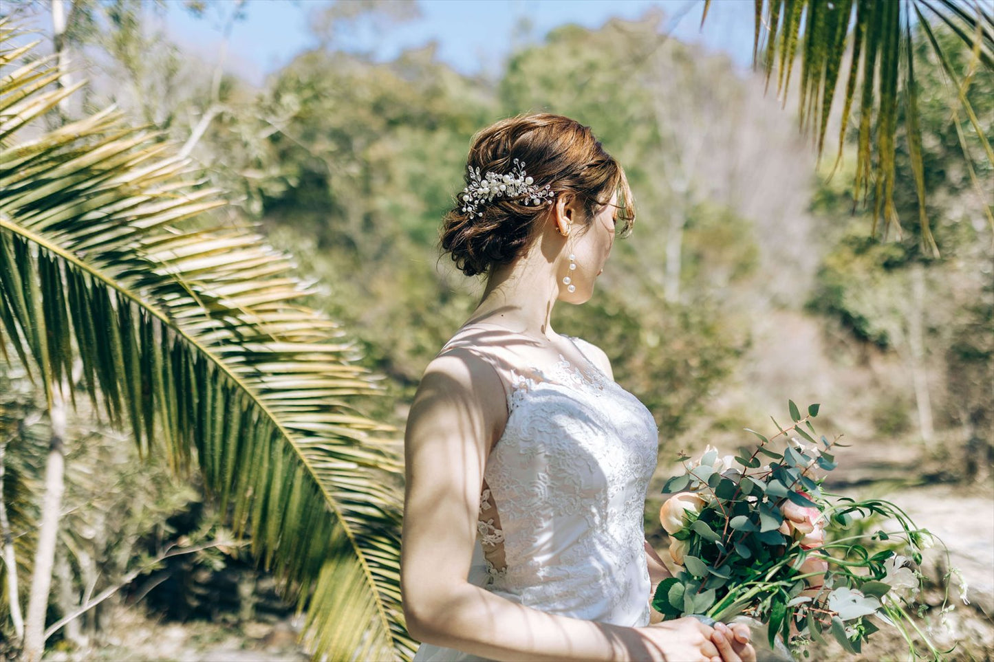 ブライダルピアス　イヤリング |パール (BC-E52)【結婚式　アクセサリー　ピアス　イヤリング】