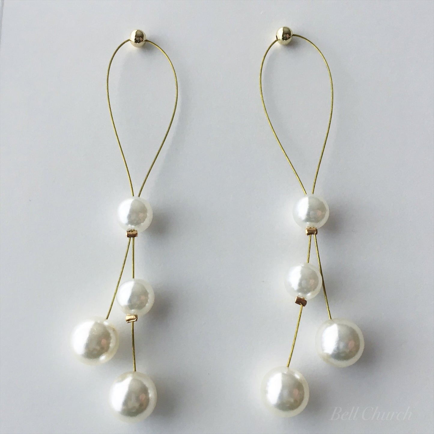 ブライダルピアス　イヤリング |パール (BC-E52)【結婚式　アクセサリー　ピアス　イヤリング】