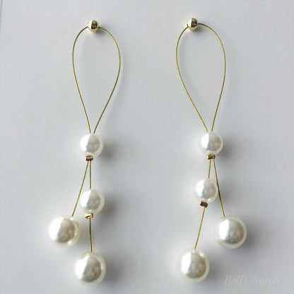 ブライダルピアス　イヤリング |パール (BC-E52)【結婚式　アクセサリー　ピアス　イヤリング】