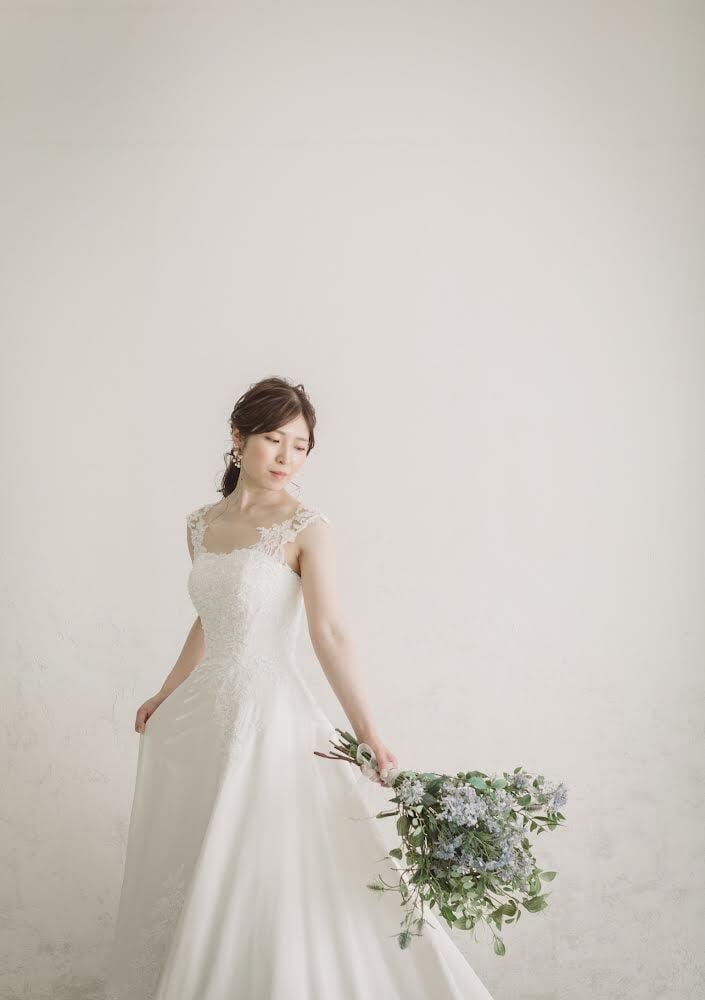 ブライダルピアス　イヤリング |お花モチーフ｜パール｜ゴールド (BC-E53)【結婚式　アクセサリー　ピアス　イヤリング】