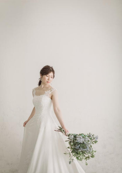 ブライダルピアス　イヤリング |お花モチーフ｜パール｜ゴールド (BC-E53)【結婚式　アクセサリー　ピアス　イヤリング】