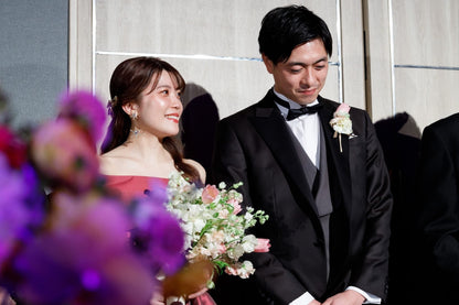 ウェディング ピアス イヤリング｜星(スター) モチーフ｜ビジュー ラインストーン｜2連 ロング｜ゴールド (BC-E54)【結婚式　アクセサリー　ピアス　イヤリング】