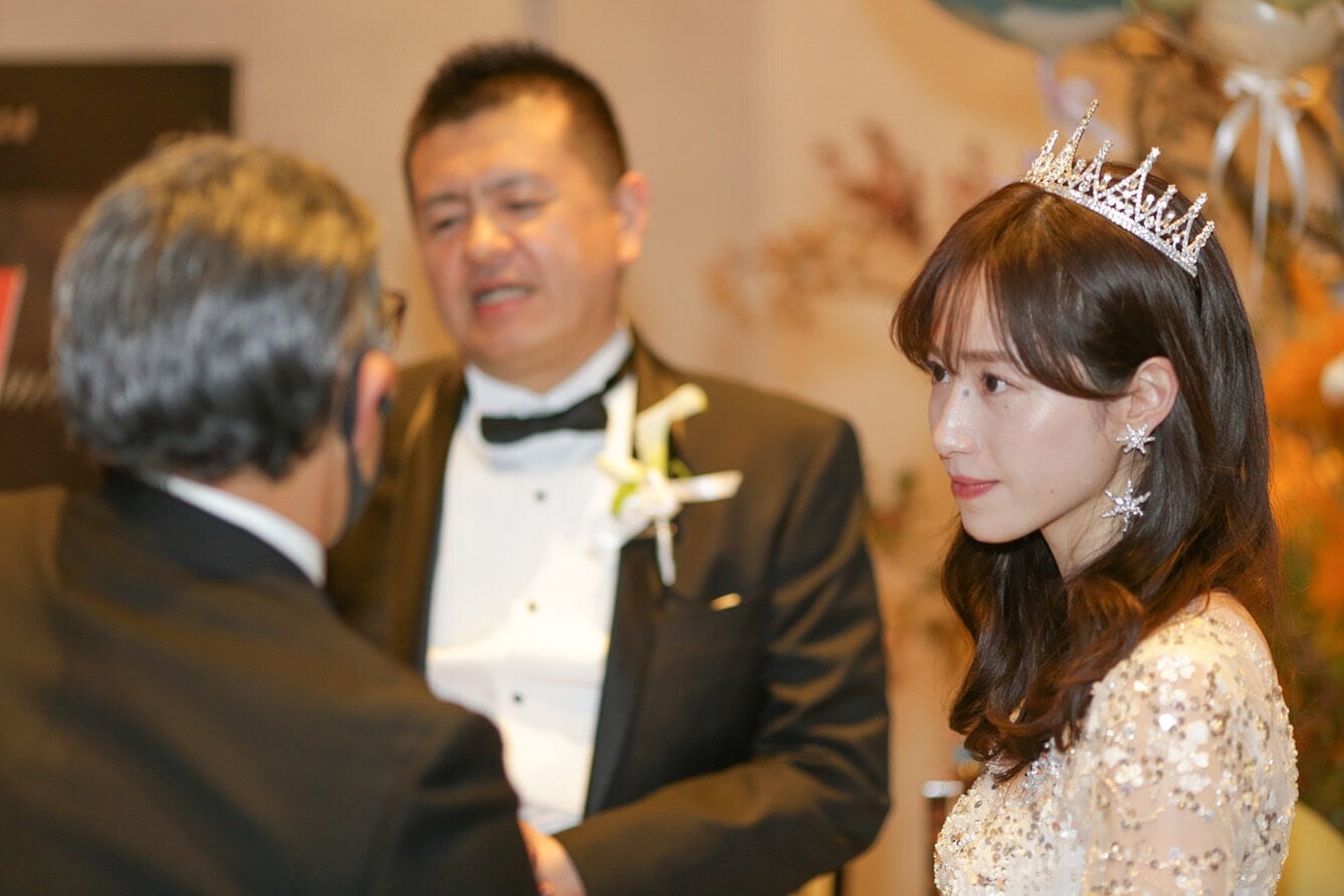 ウェディング ピアス イヤリング｜星(スター) モチーフ｜ビジュー ラインストーン｜2連 ロング｜シルバー (BC-E55)【結婚式　アクセサリー　ピアス　イヤリング】