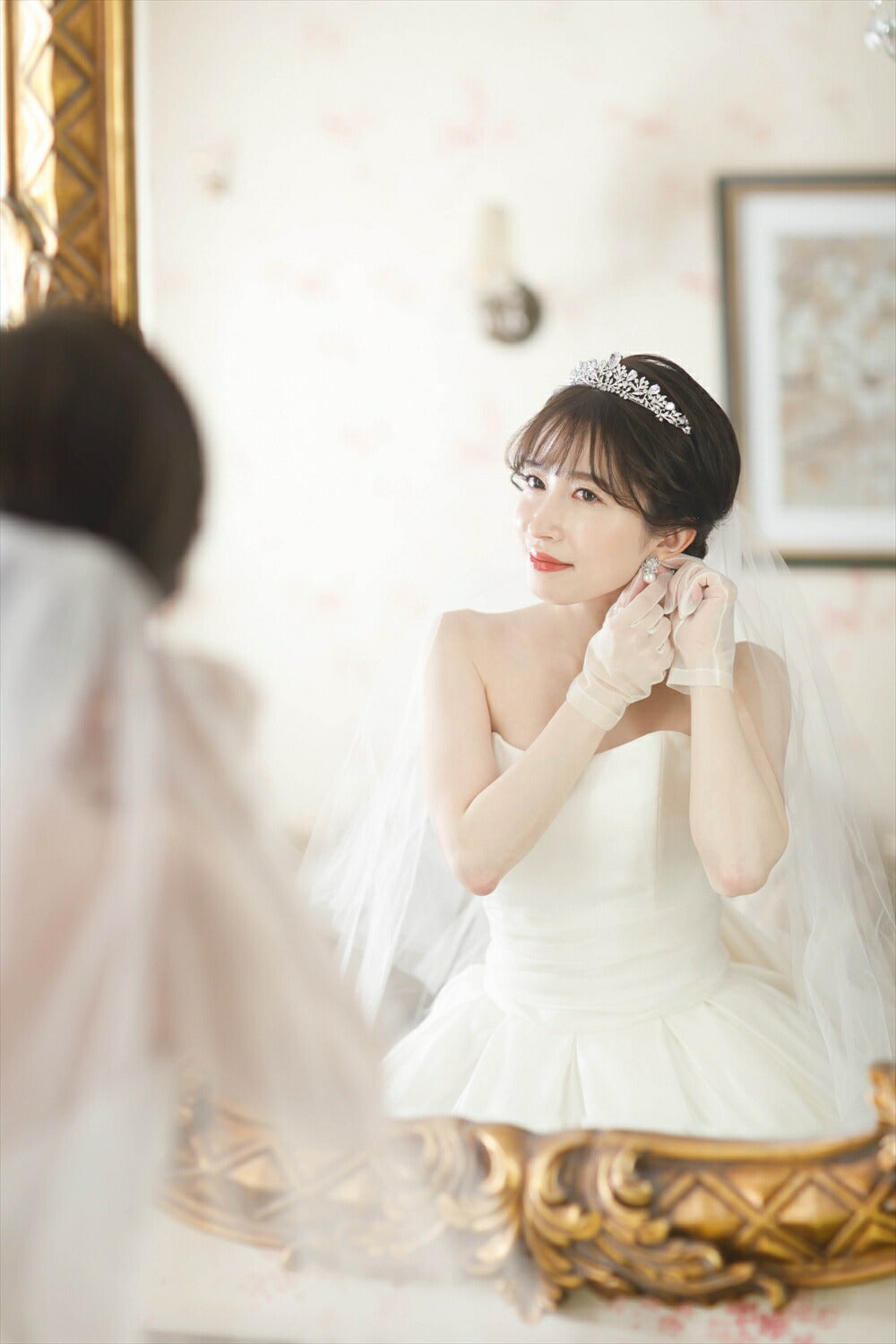 ウェディングピアス　イヤリング |パール キュービックジルコニア (BC-E5)【結婚式　アクセサリー　ピアス　イヤリング】