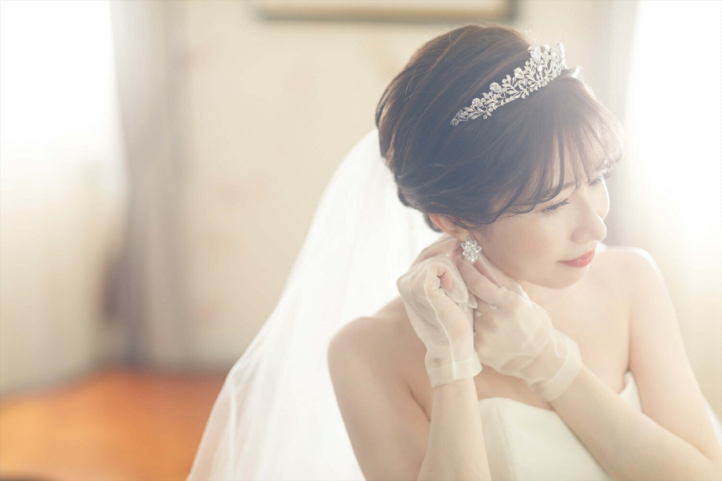 ウェディングピアス　イヤリング |パール キュービックジルコニア (BC-E5)【結婚式　アクセサリー　ピアス　イヤリング】