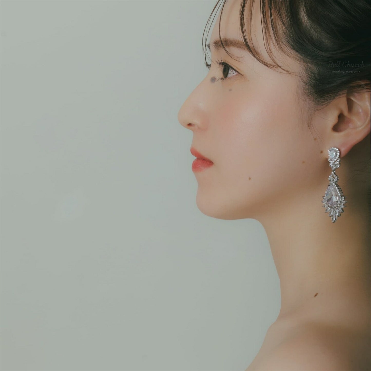 ピアス　イヤリング | キュービックジルコニア | シルバー | (BC-E60)【結婚式　アクセサリー　ピアス　イヤリング】