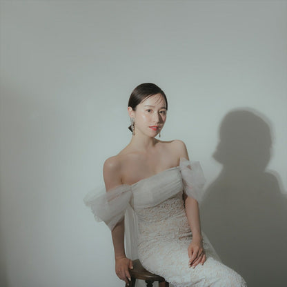 ピアス　イヤリング | キュービックジルコニア | シルバー | (BC-E61)【結婚式　アクセサリー　ピアス　イヤリング】